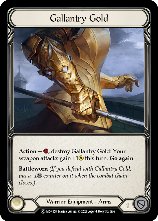 Gallantry Gold [U-MON108] (Monarch Unlimited)  Unlimited Normal | Kessel Run Games Inc. 