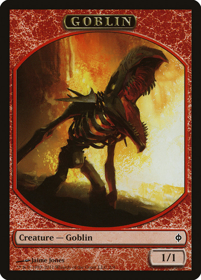 Goblin Token [New Phyrexia Tokens] | Kessel Run Games Inc. 
