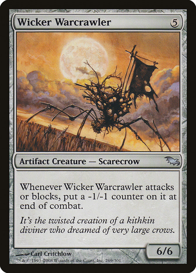 Wicker Warcrawler [Shadowmoor] | Kessel Run Games Inc. 