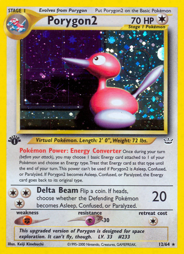 Porygon2 (12/64) [Neo Revelation 1st Edition] | Kessel Run Games Inc. 