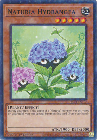 Naturia Hydrangea (Duel Terminal) [HAC1-EN107] Common | Kessel Run Games Inc. 