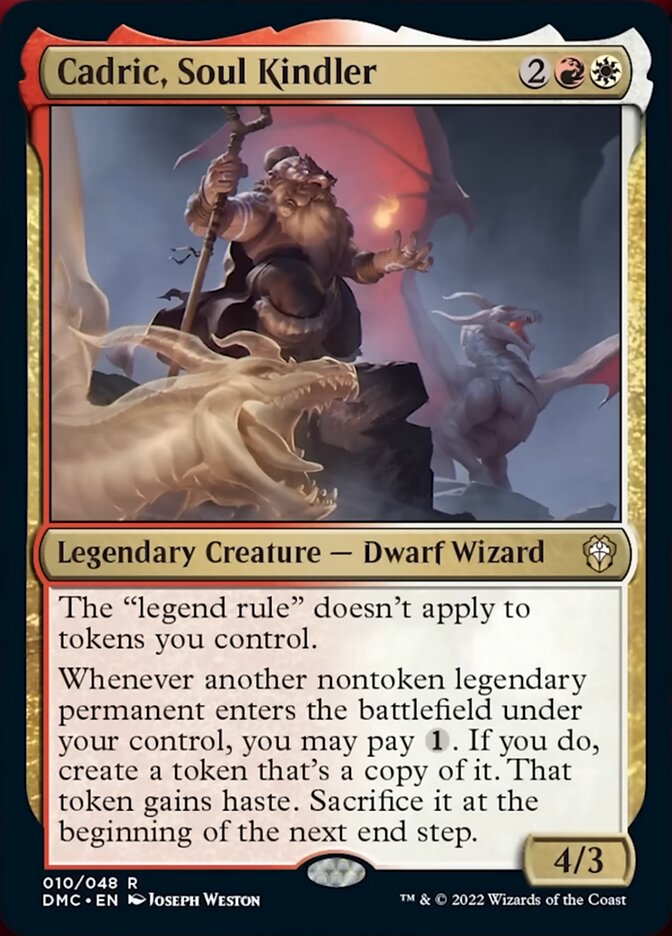 Cadric, Soul Kindler [Dominaria United Commander] | Kessel Run Games Inc. 