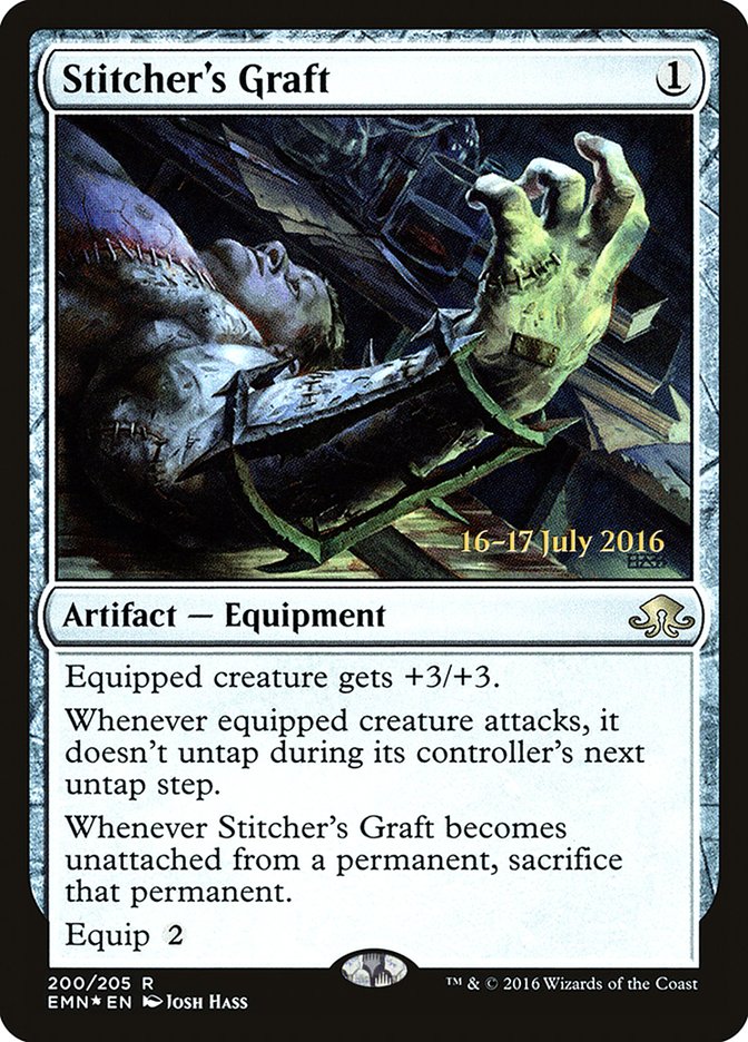 Stitcher's Graft [Eldritch Moon Prerelease Promos] | Kessel Run Games Inc. 