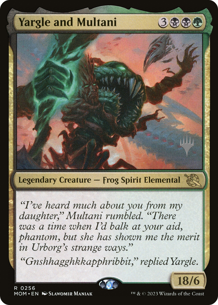 Yargle and Multani (Promo Pack) [March of the Machine Promos] | Kessel Run Games Inc. 