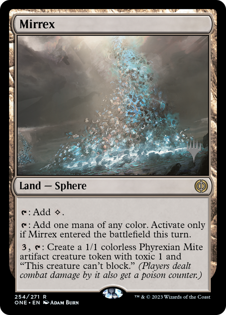 Mirrex (Promo Pack) [Phyrexia: All Will Be One Promos] | Kessel Run Games Inc. 