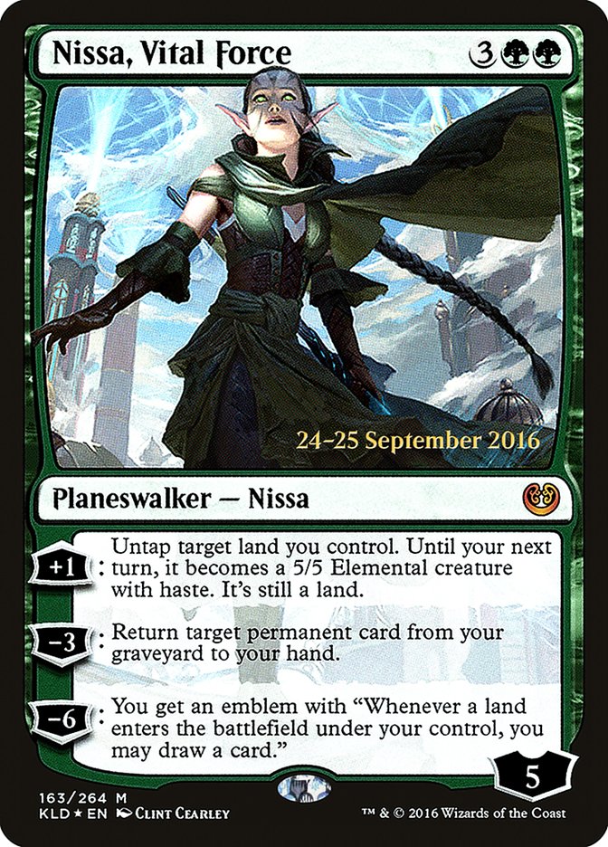 Nissa, Vital Force [Kaladesh Prerelease Promos] | Kessel Run Games Inc. 