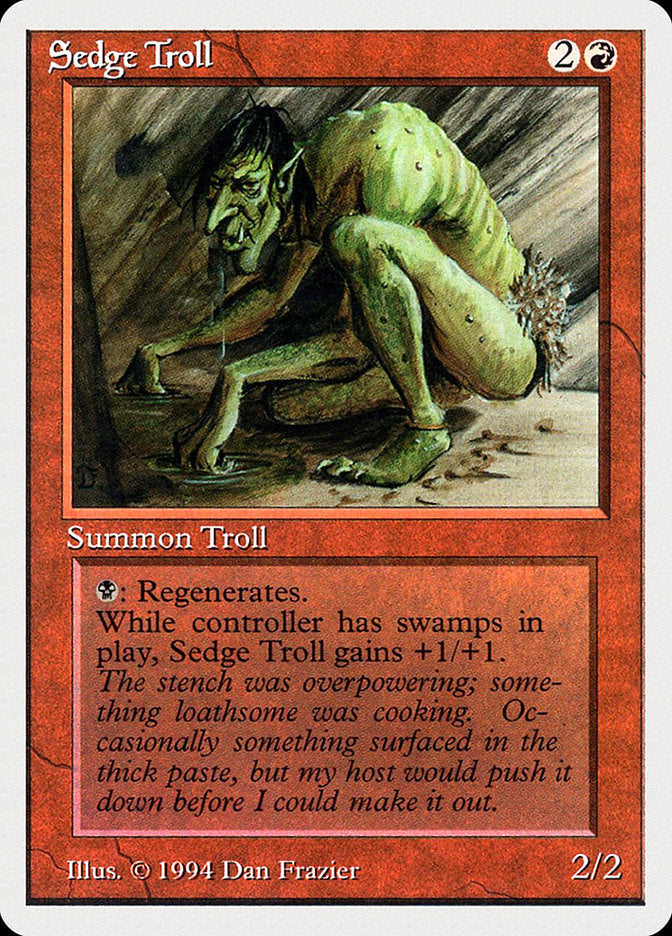 Sedge Troll [Summer Magic / Edgar] | Kessel Run Games Inc. 