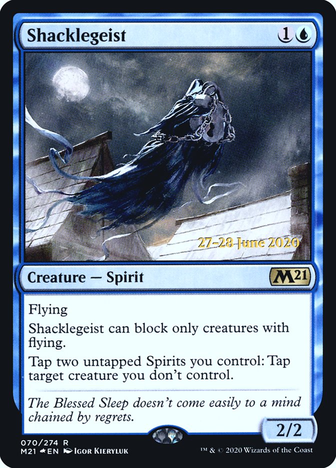 Shacklegeist [Core Set 2021 Prerelease Promos] | Kessel Run Games Inc. 