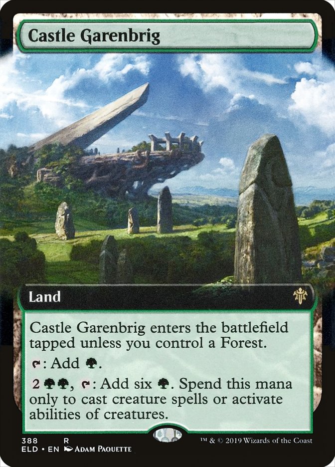 Castle Garenbrig (Extended Art) [Throne of Eldraine] | Kessel Run Games Inc. 