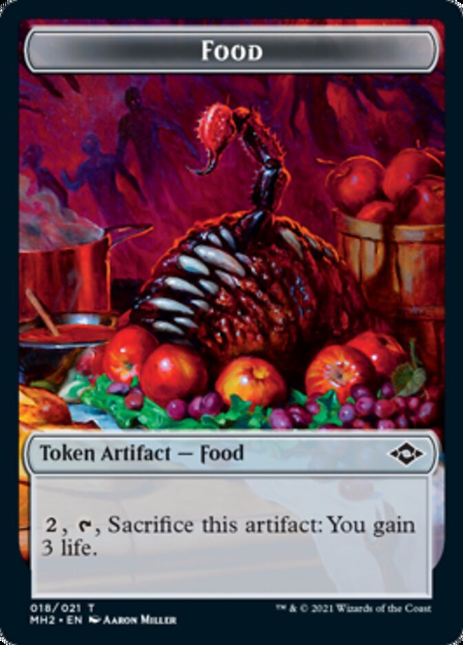 Food (18) // Golem Double-Sided Token [Modern Horizons 2 Tokens] | Kessel Run Games Inc. 