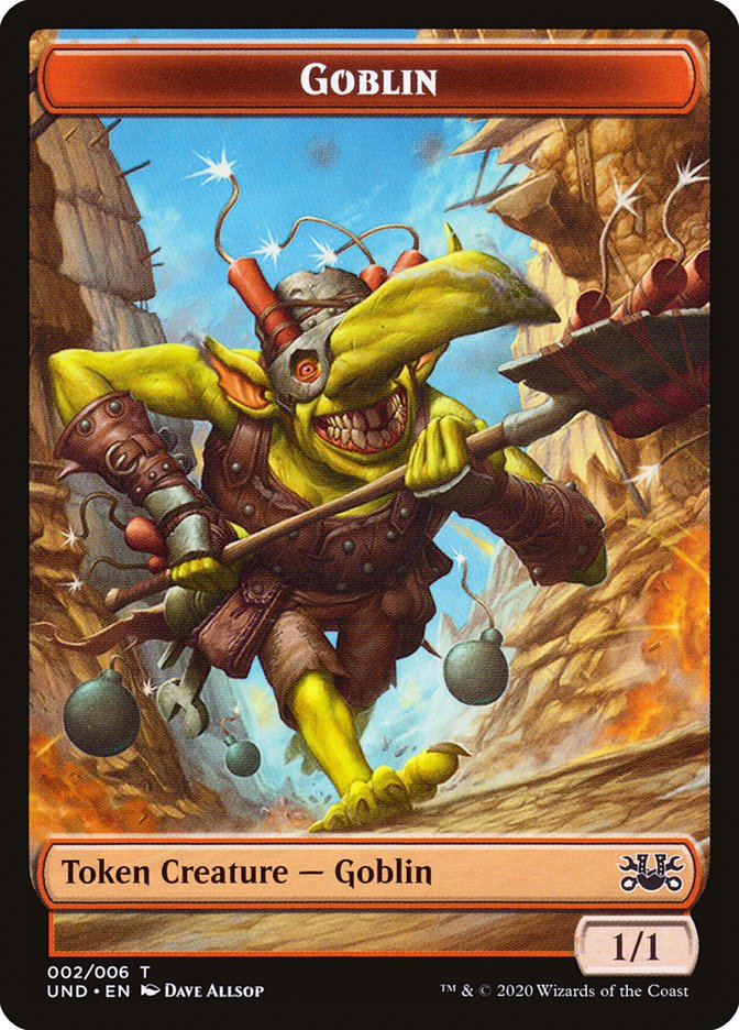 Goblin // Giant Teddy Bear Double-Sided Token [Unsanctioned Tokens] | Kessel Run Games Inc. 