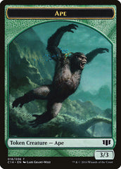 Ape // Zombie (011/036) Double-Sided Token [Commander 2014 Tokens] | Kessel Run Games Inc. 