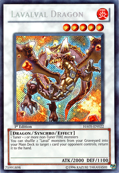 Lavalval Dragon [HA05-EN022] Secret Rare | Kessel Run Games Inc. 