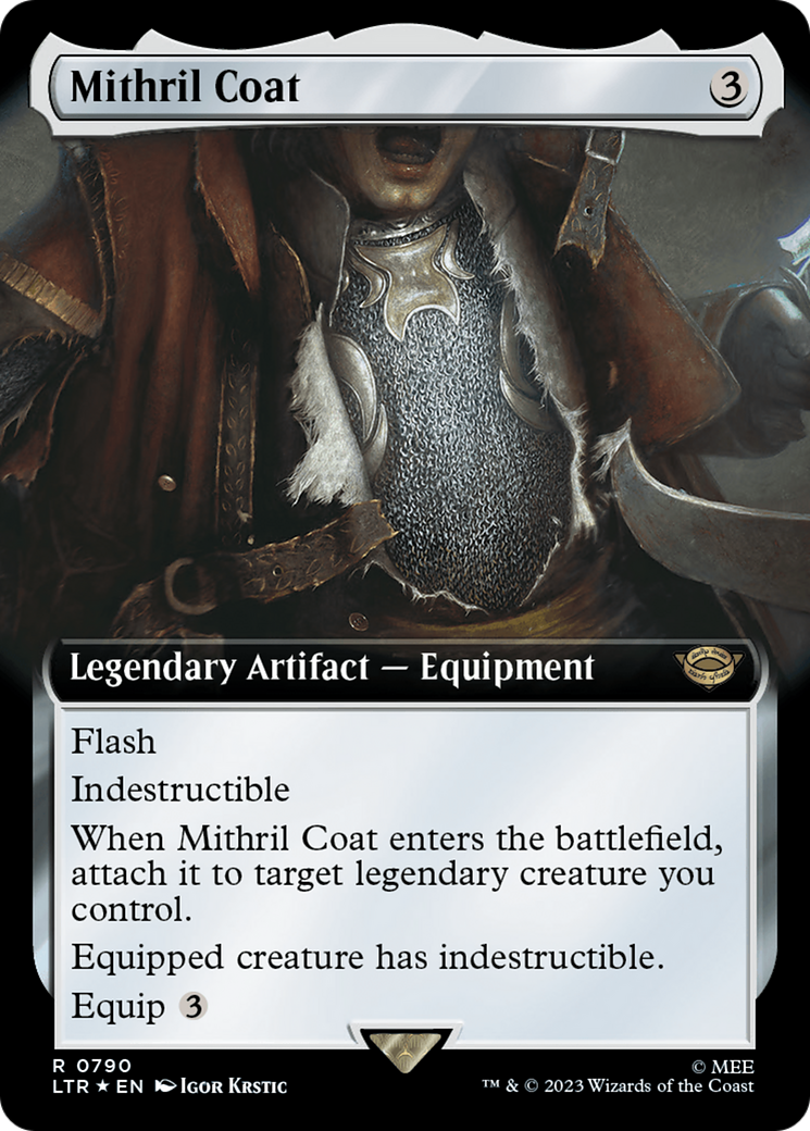 Mithril Coat (Extended Art) (Surge Foil) [The Lord of the Rings: Tales of Middle-Earth] | Kessel Run Games Inc. 