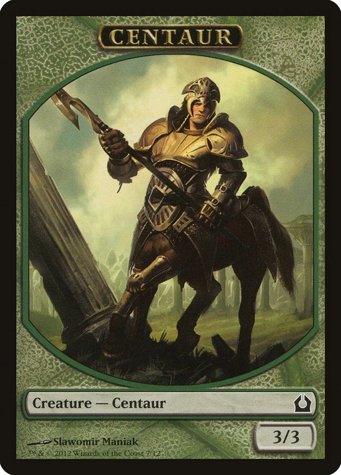 Centaur Token [Return to Ravnica Tokens] | Kessel Run Games Inc. 