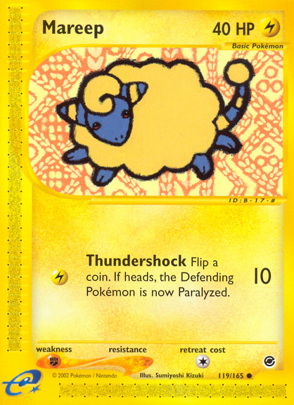 Mareep (119/165) [Expedition: Base Set] | Kessel Run Games Inc. 