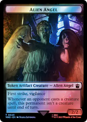Alien Angel // Mutant Double-Sided Token (Surge Foil) [Doctor Who Tokens] | Kessel Run Games Inc. 