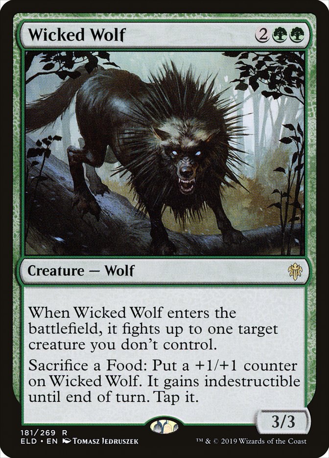 Wicked Wolf [Throne of Eldraine] | Kessel Run Games Inc. 