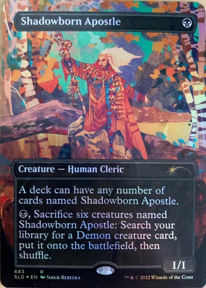Shadowborn Apostle (Borderless) (683) [Secret Lair Drop Promos] | Kessel Run Games Inc. 