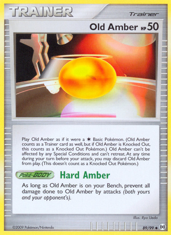 Old Amber (89/99) [Platinum: Arceus] | Kessel Run Games Inc. 