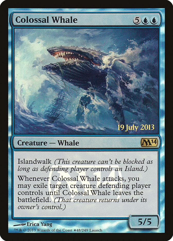 Colossal Whale [Magic 2014 Prerelease Promos] | Kessel Run Games Inc. 