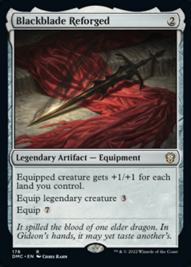 Blackblade Reforged [Dominaria United Commander] | Kessel Run Games Inc. 