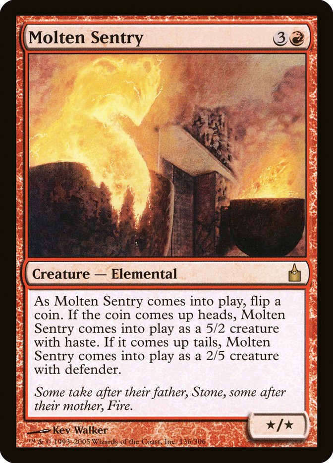 Molten Sentry [Ravnica: City of Guilds] | Kessel Run Games Inc. 