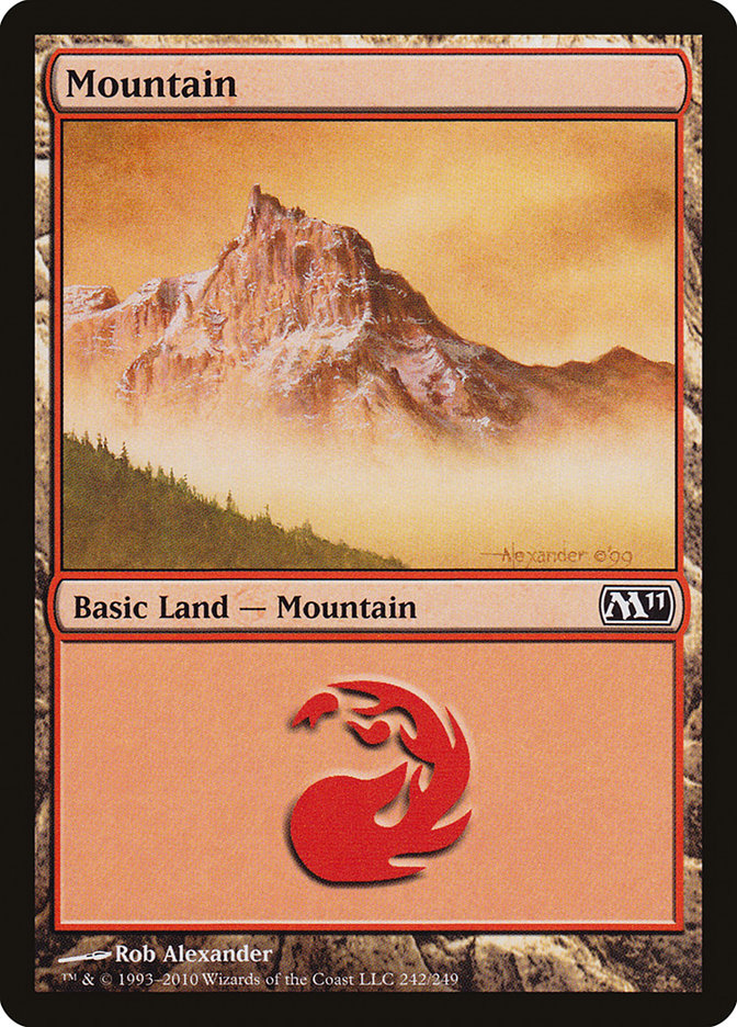 Mountain (242) [Magic 2011] | Kessel Run Games Inc. 