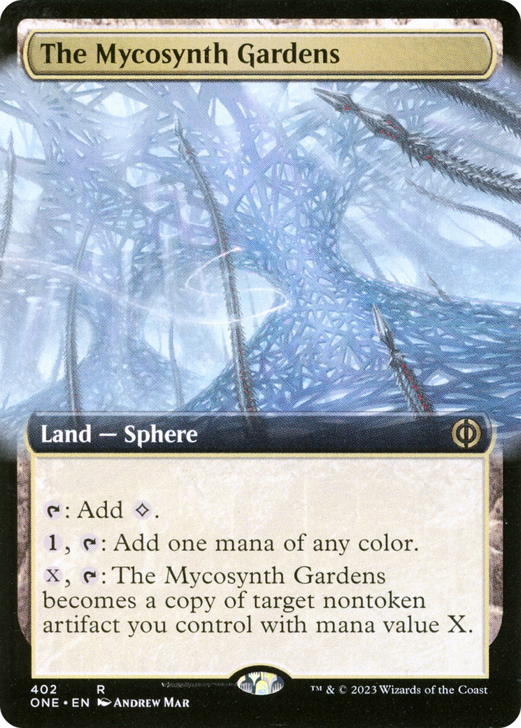 The Mycosynth Gardens (Extended Art) [Phyrexia: All Will Be One] | Kessel Run Games Inc. 