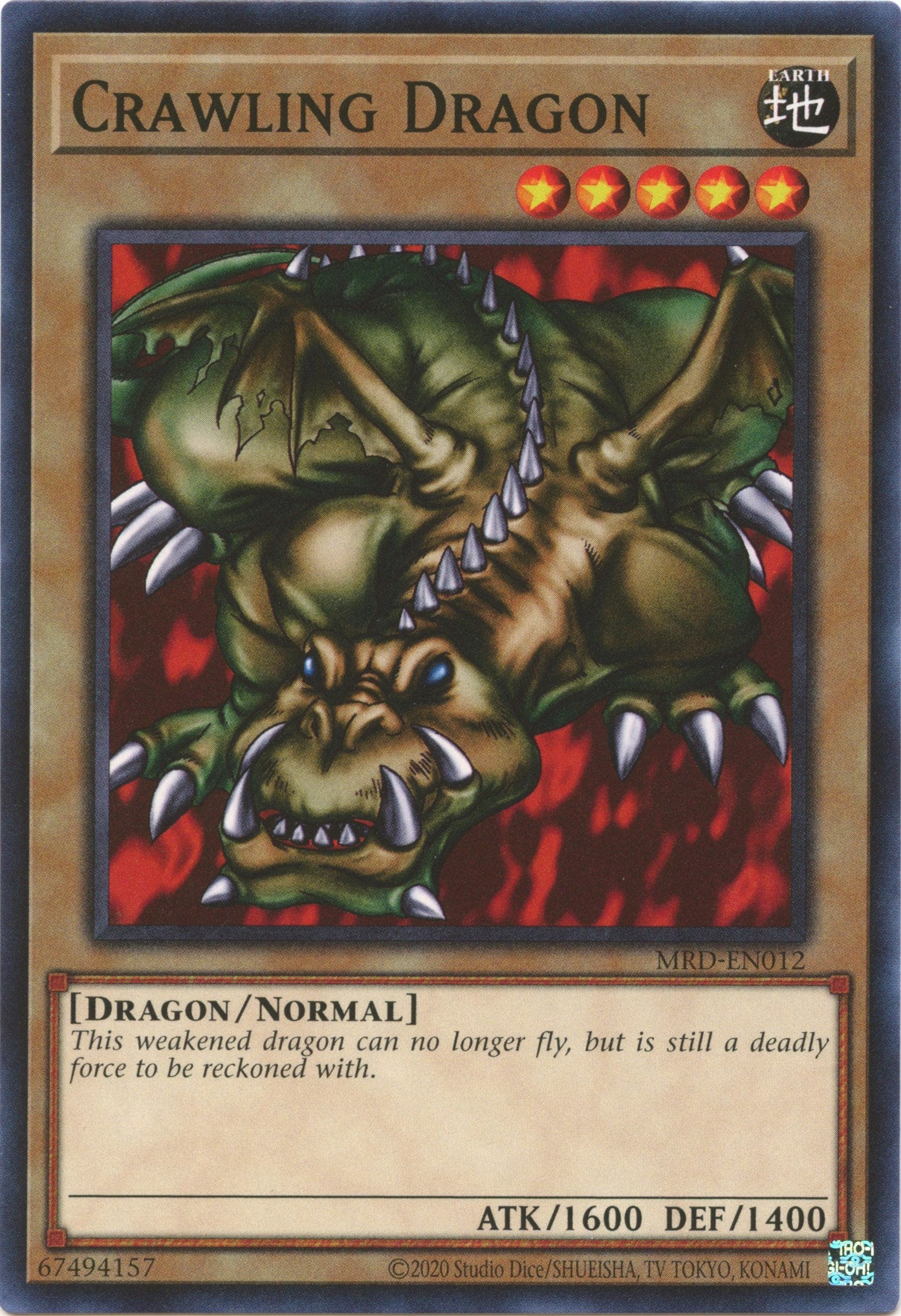 Crawling Dragon (25th Anniversary) [MRD-EN012] Common | Kessel Run Games Inc. 