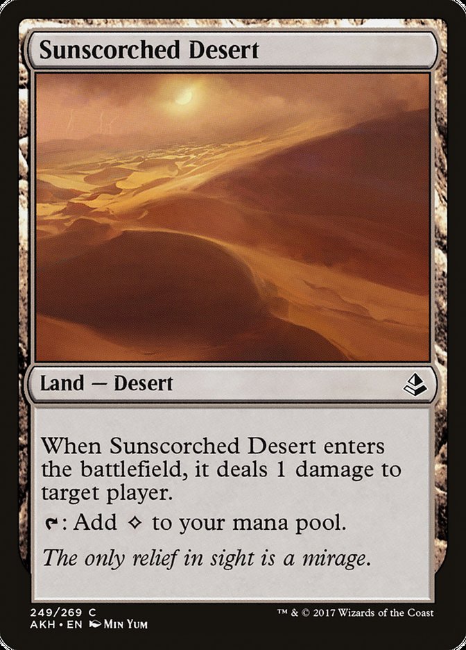 Sunscorched Desert [Amonkhet] | Kessel Run Games Inc. 