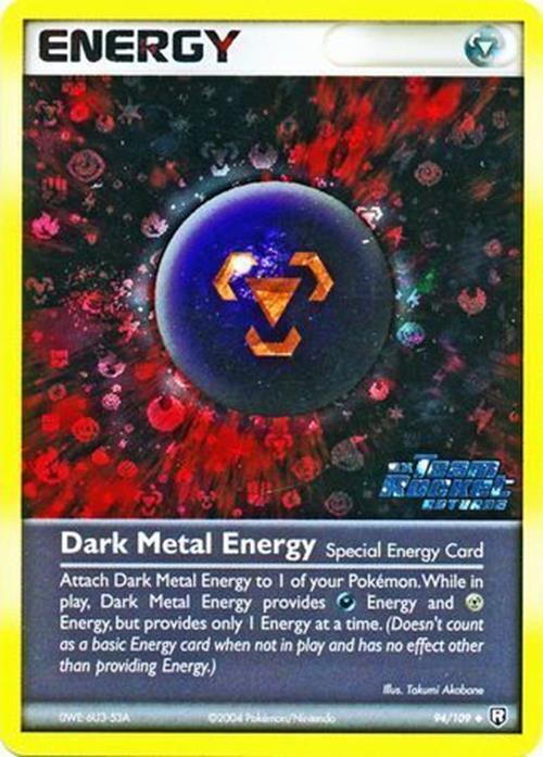 Dark Metal Energy (94/109) (Stamped) [EX: Team Rocket Returns] | Kessel Run Games Inc. 