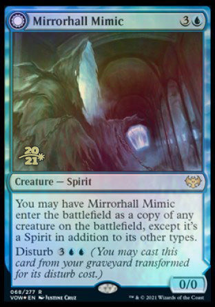 Mirrorhall Mimic // Ghastly Mimicry [Innistrad: Crimson Vow Prerelease Promos] | Kessel Run Games Inc. 