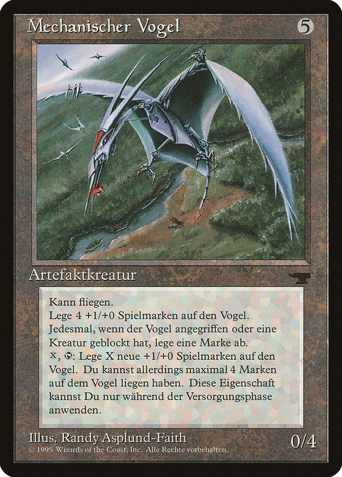 Clockwork Avian (German) - "Mechanischer Vogel" [Renaissance] | Kessel Run Games Inc. 