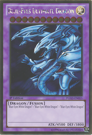 Blue-Eyes Ultimate Dragon [PGLD-EN055] Gold Rare | Kessel Run Games Inc. 