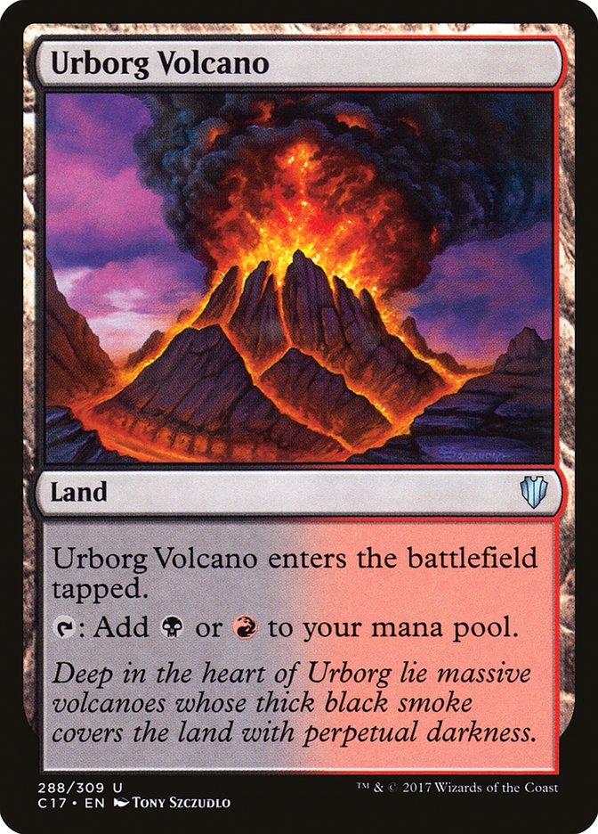 Urborg Volcano [Commander 2017] | Kessel Run Games Inc. 