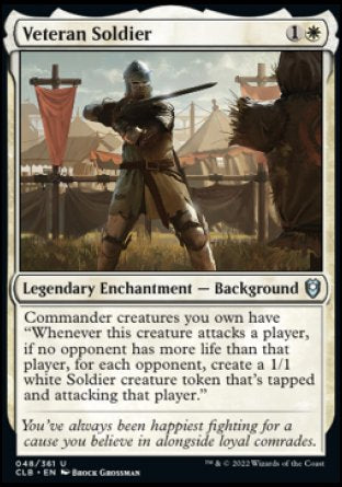 Veteran Soldier [Commander Legends: Battle for Baldur's Gate] | Kessel Run Games Inc. 