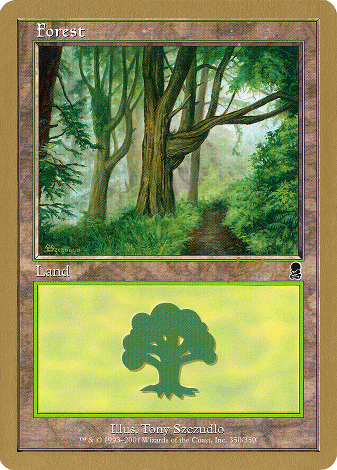 Forest (rl350) (Raphael Levy) [World Championship Decks 2002] | Kessel Run Games Inc. 