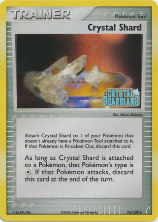 Crystal Shard (76/100) (Stamped) [EX: Crystal Guardians] | Kessel Run Games Inc. 