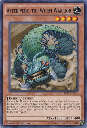 Aztekipede, the Worm Warrior [BP03-EN041] Rare | Kessel Run Games Inc. 