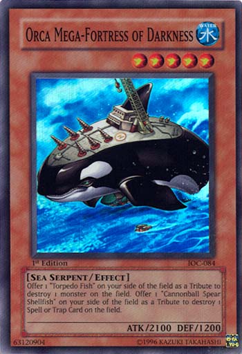 Orca Mega-Fortress of Darkness [IOC-084] Super Rare | Kessel Run Games Inc. 