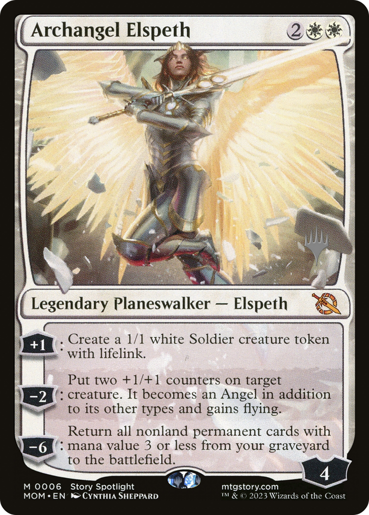 Archangel Elspeth (Promo Pack) [March of the Machine Promos] | Kessel Run Games Inc. 
