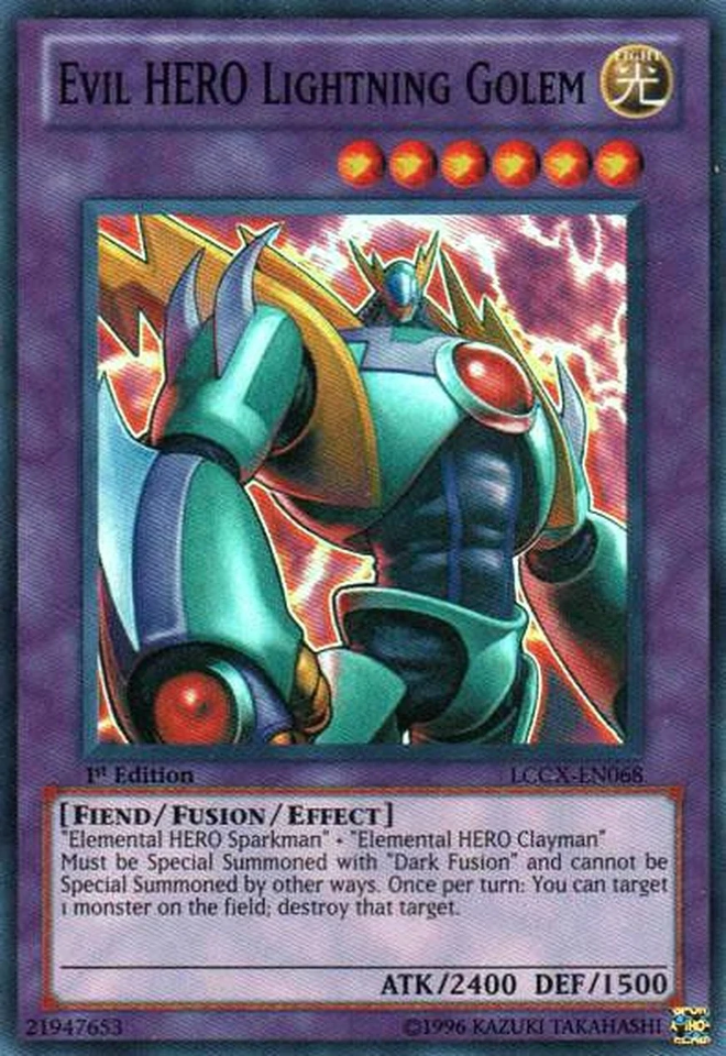 Evil HERO Lightning Golem [LCGX-EN068] Super Rare | Kessel Run Games Inc. 