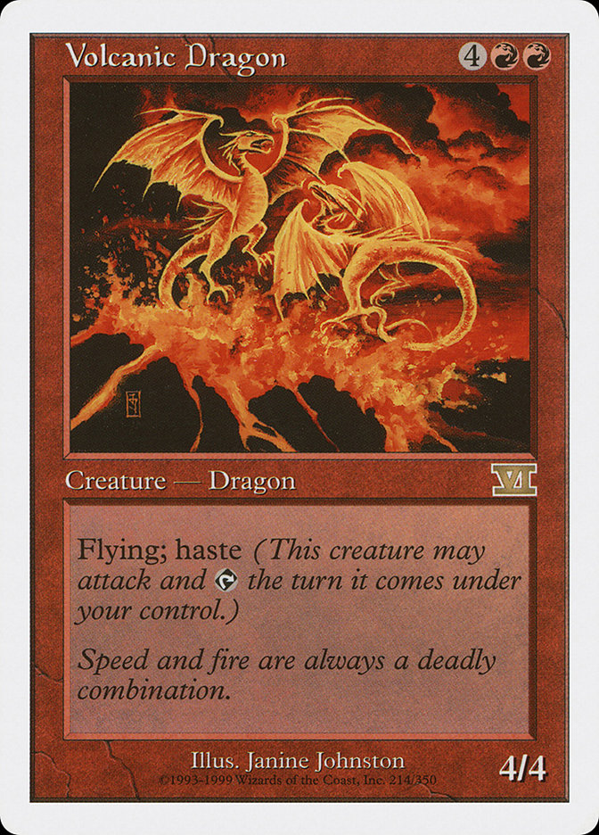 Volcanic Dragon [Classic Sixth Edition] | Kessel Run Games Inc. 
