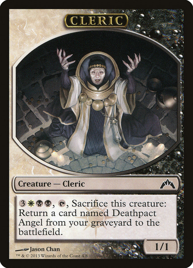 Cleric Token [Gatecrash Tokens] | Kessel Run Games Inc. 