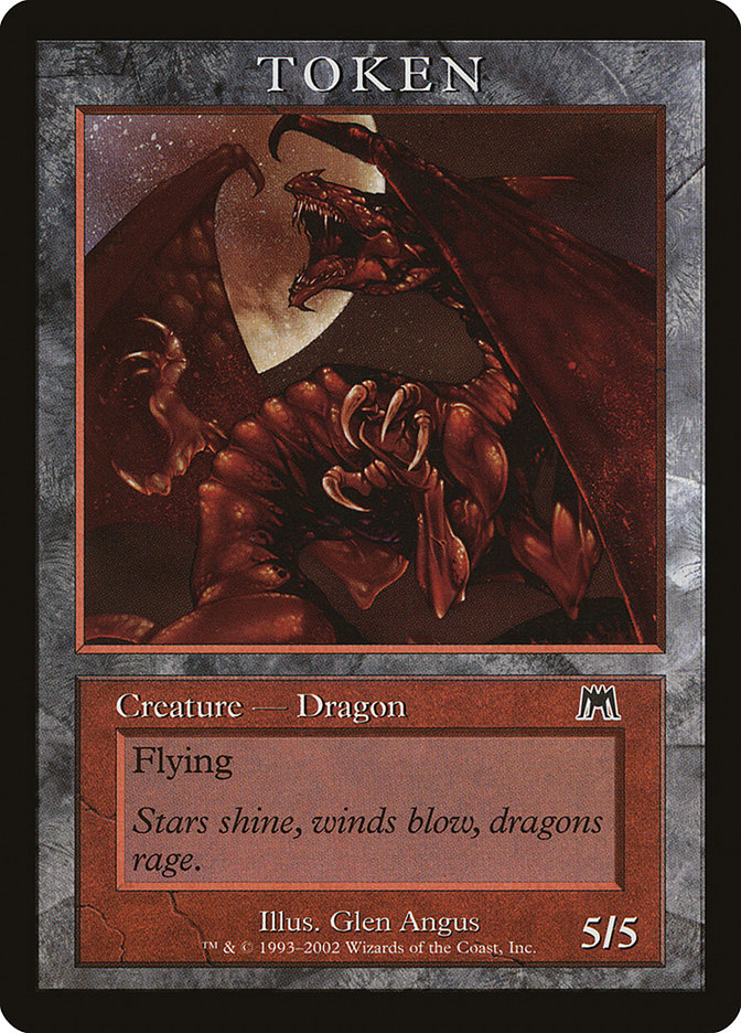 Dragon Token [Magic Player Rewards 2002] | Kessel Run Games Inc. 