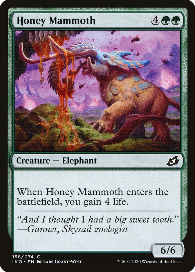 Honey Mammoth [Ikoria: Lair of Behemoths] | Kessel Run Games Inc. 