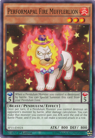 Performapal Fire Mufflerlion [SP15-EN024] Common | Kessel Run Games Inc. 