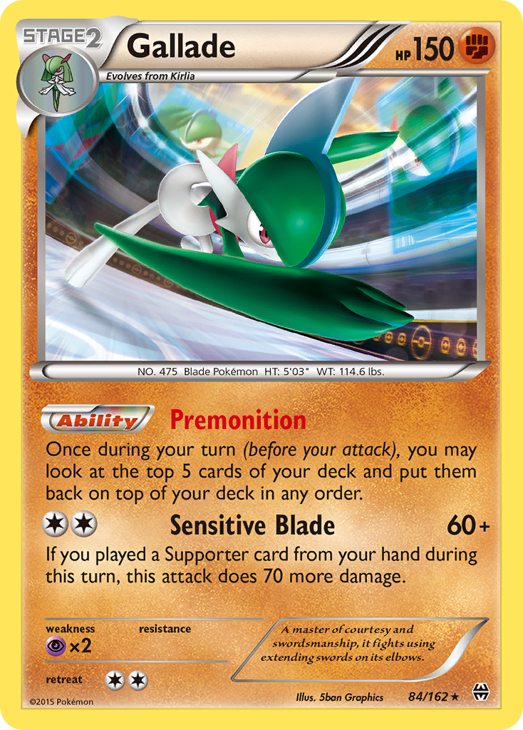 Gallade (84/162) [XY: BREAKthrough] | Kessel Run Games Inc. 