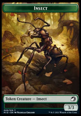Clue // Insect Double-Sided Token [Innistrad: Midnight Hunt Tokens] | Kessel Run Games Inc. 